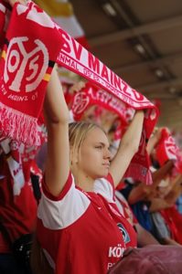 Football Supporter at the Mainz Opel Arena