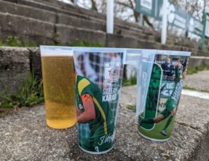 Chemie Leipzig beer cups