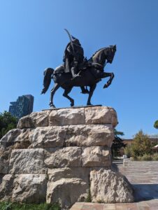 Skanderbeg Monument Tirana