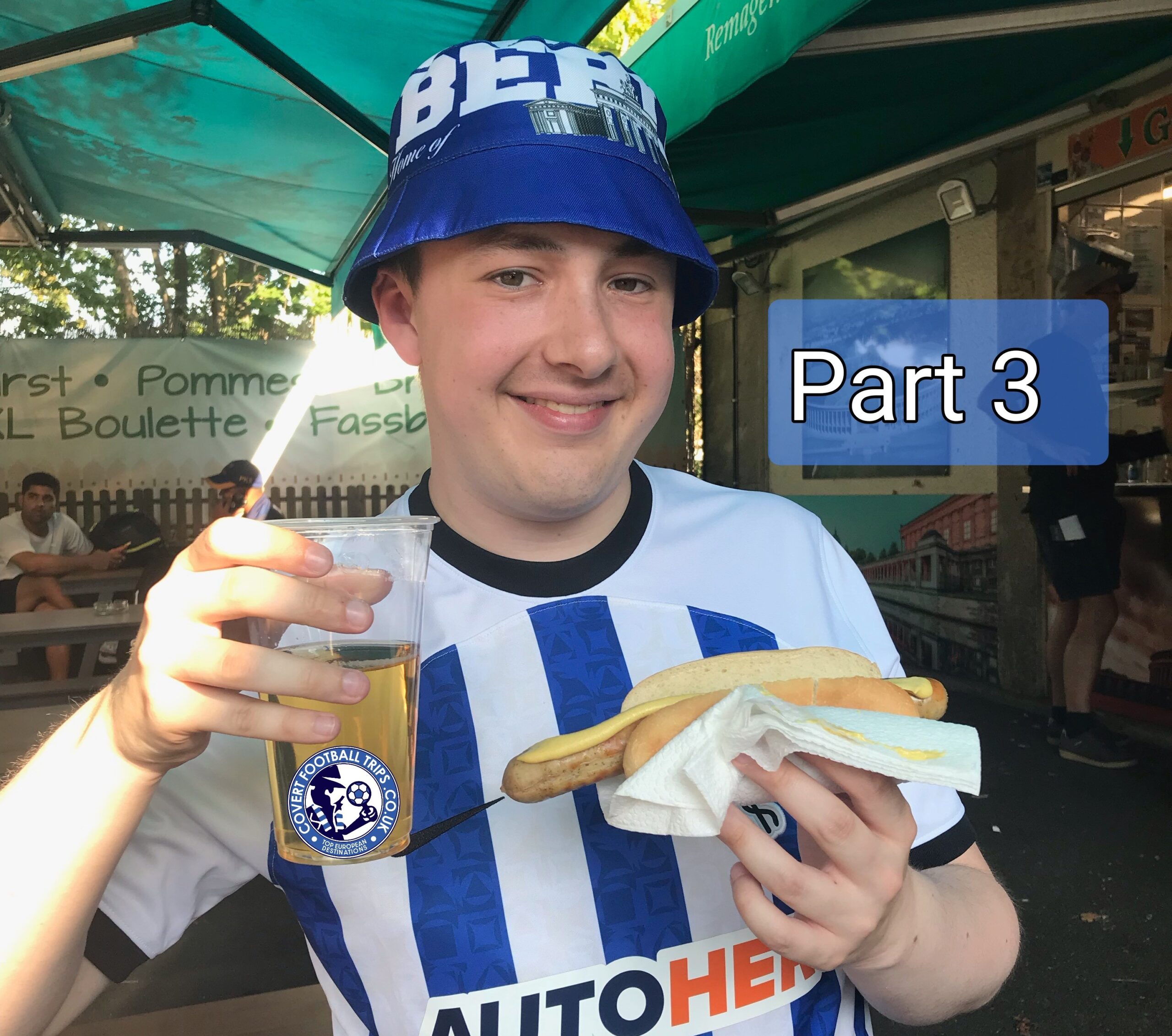 A football break in berlin