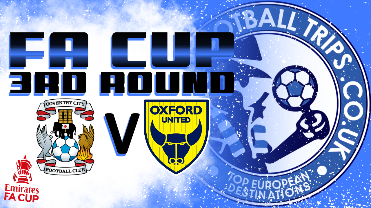 Coventry City v Oxford United FA Cup 3rd Round 06/01/2024