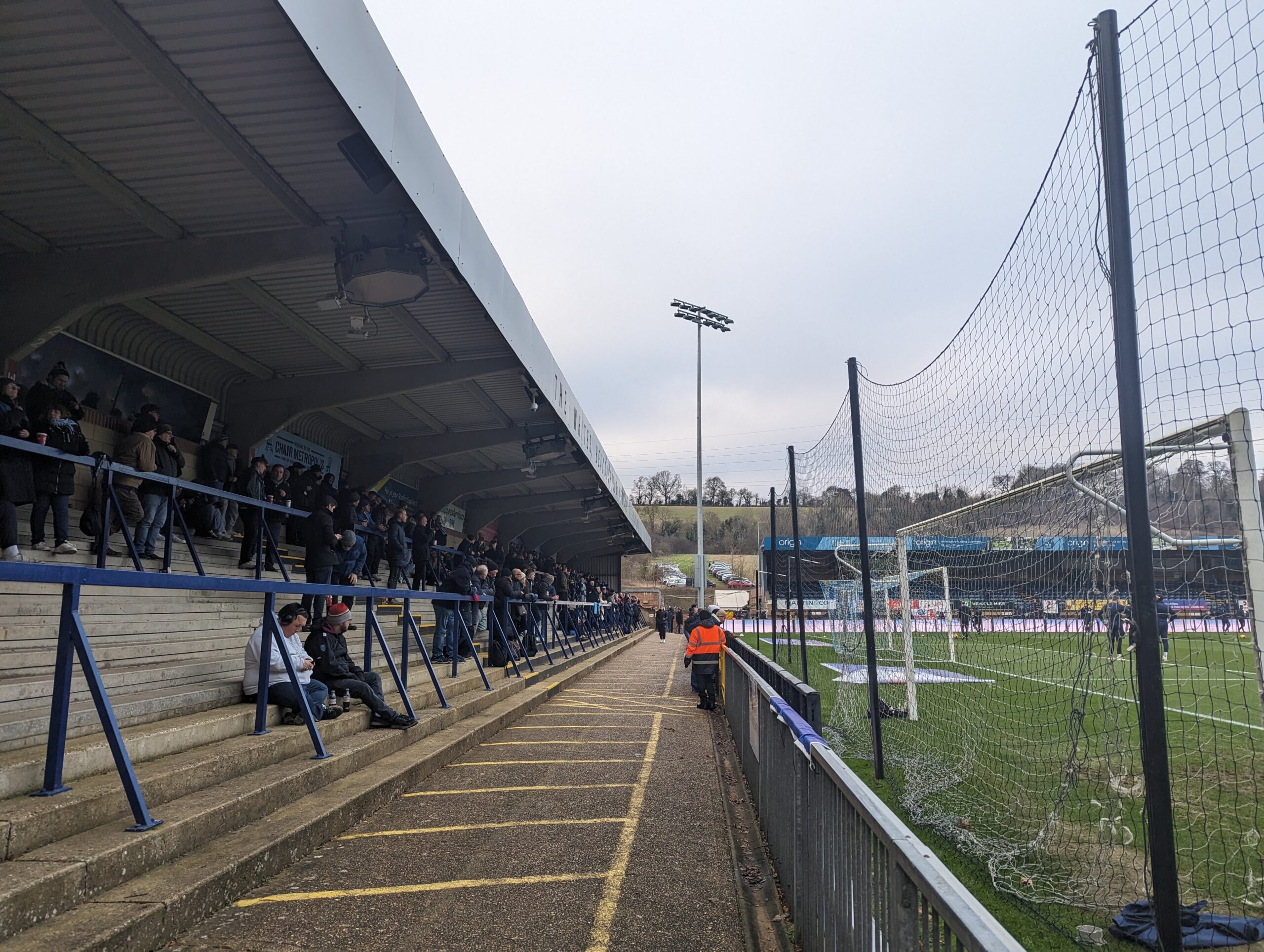 The Terrace - about 30 minutes before kick-off