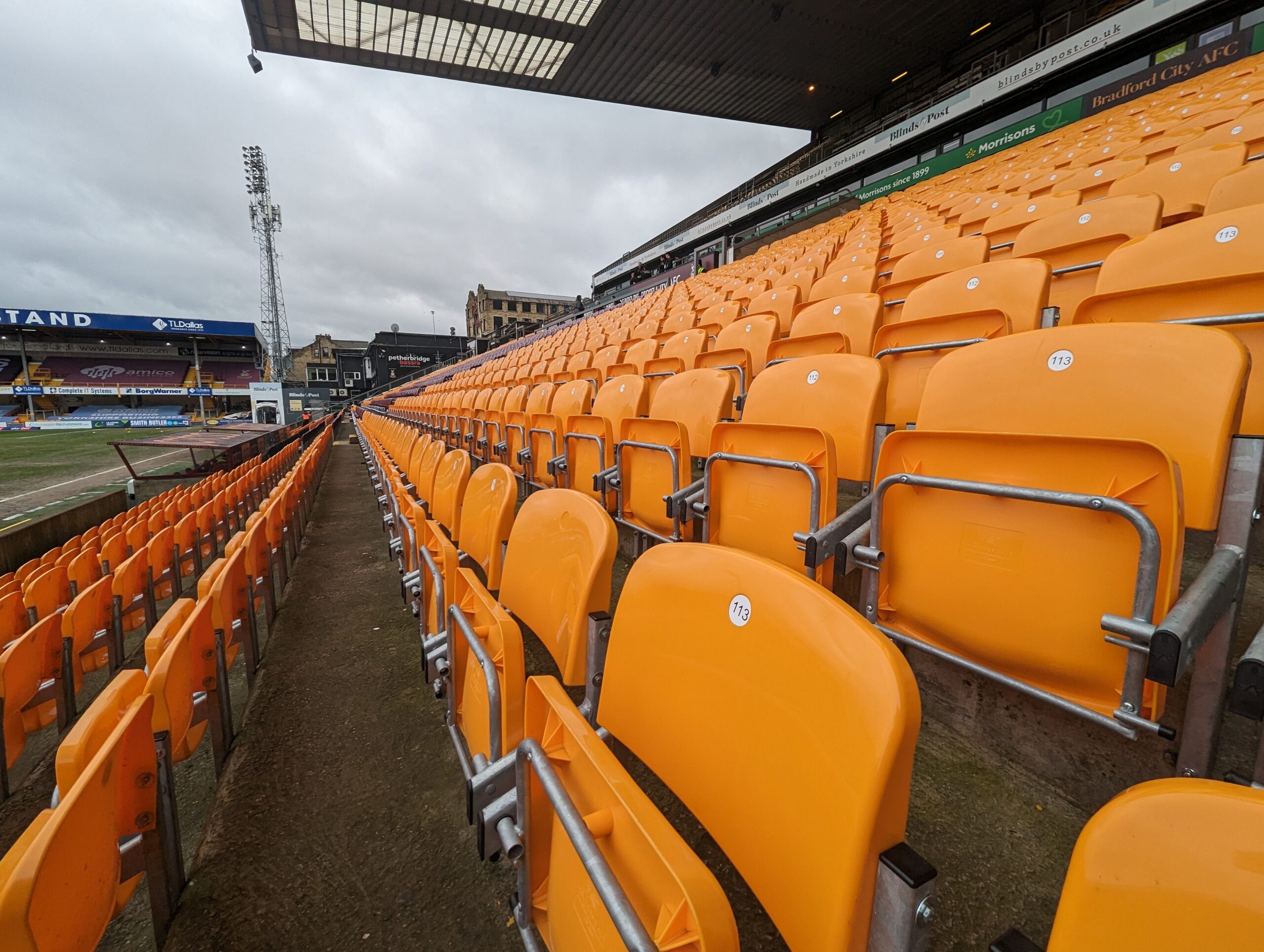 Valley Parade Seats