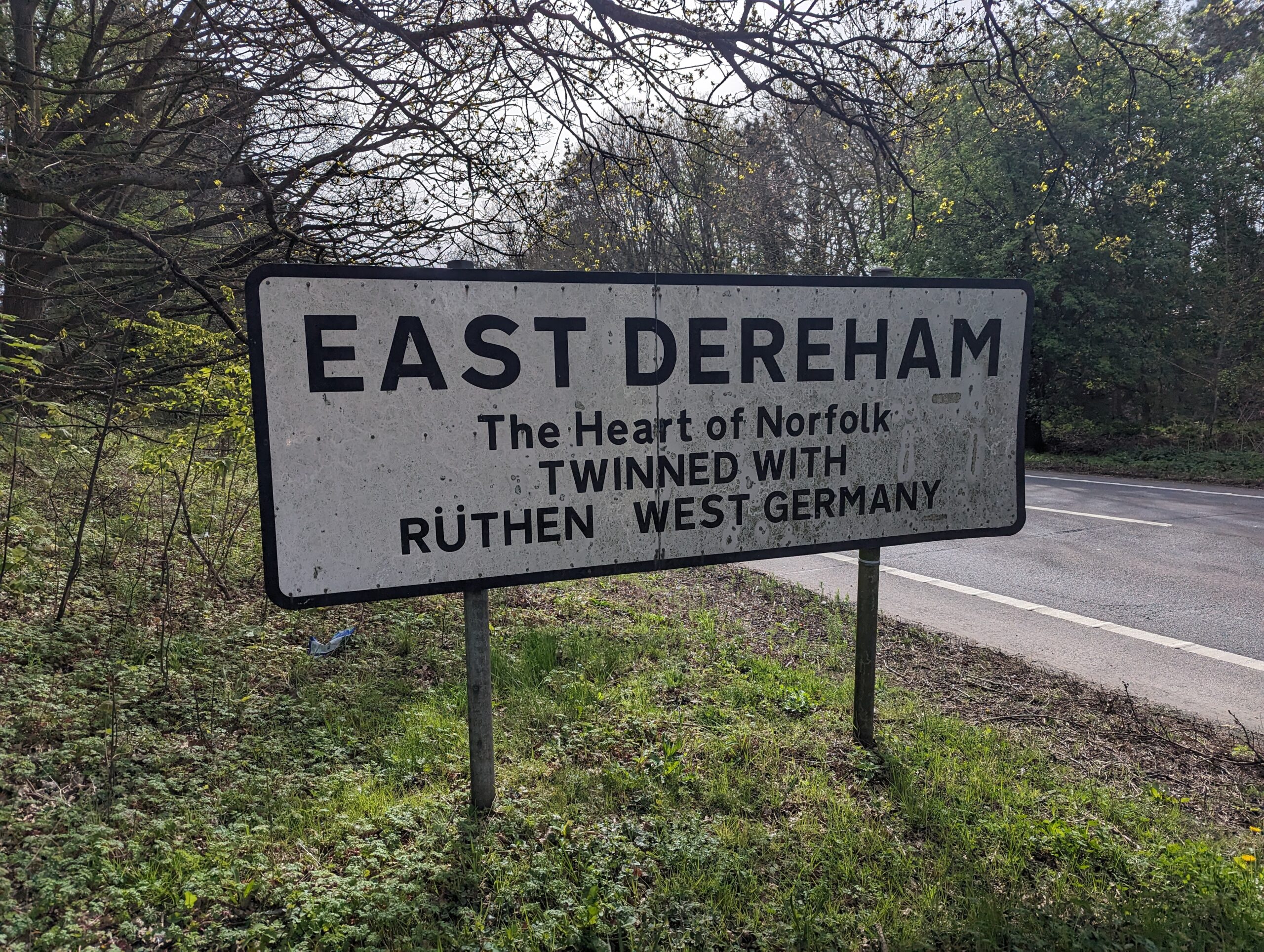West Germany sign Dereham, Norfolk